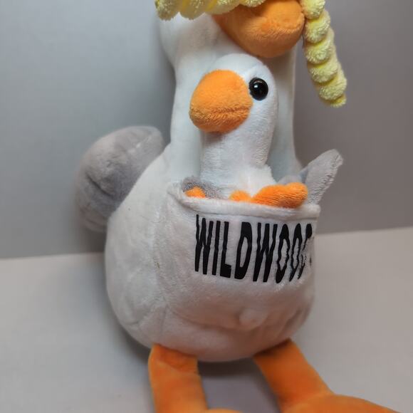 Seagull With French Fry Wildwood NJ With Baby Plush Toy - Picture 9 of 12